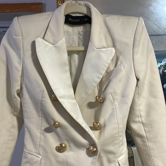 Balmain x hm blazer size xs small x 32 - Picture 3 of 9